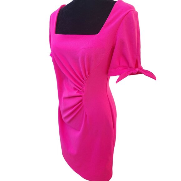 Luxury Designer Runway Cocktail Party Evening Elegant Glamour Bodycon Bow Dress - Picture 11 of 16